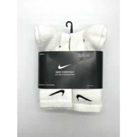 NIKE 6 PACK SOCKS SX7666-100 WHITE